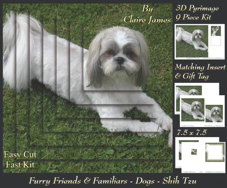 Furry Friends & Familiars - Dog - Shih Tzu + Insert & Tag
