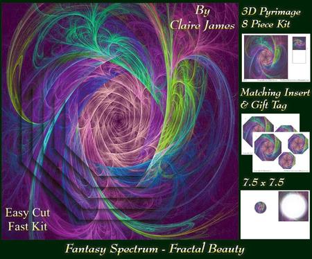 Fantasy Spectrum - Fractal Beauty + Insert & Tag