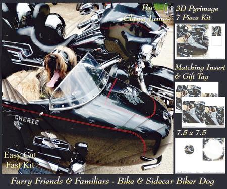 Furry Friends & Familiars - Dogs - Bike & Sidecar Biker Dog+