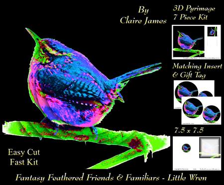 Fantasy Spectrum Feathered Friends - Beautiful Wren 3 +tag