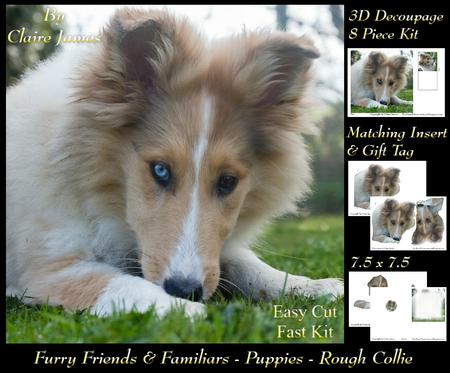 Furry Friends & Familiars - Puppy - Sable Rough Collie +tag+
