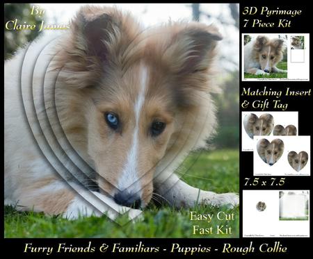 Furry Friends & Familiars - Puppy - Sable Rough Collie +tag+