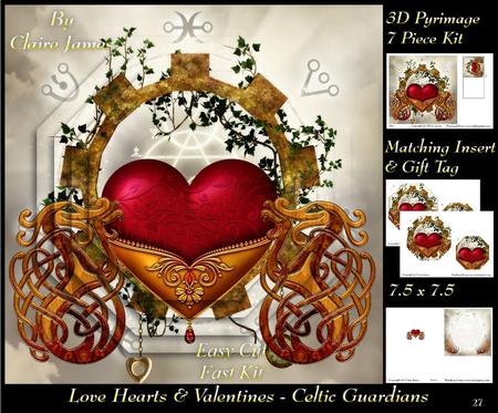 Love Hearts & Valentines - Hearts 27 Celtic Guardians +tag+
