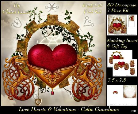 Love Hearts & Valentines - Hearts 27 Celtic Guardians +tag+