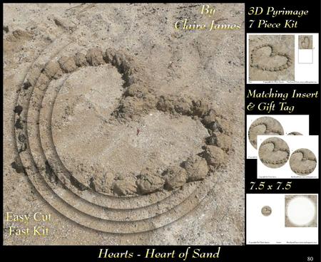 Love Hearts & Valentines - Hearts of Sand + Tag +