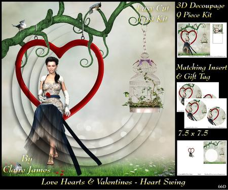Love Hearts & Valentines - Heart Swing 66 +tag+