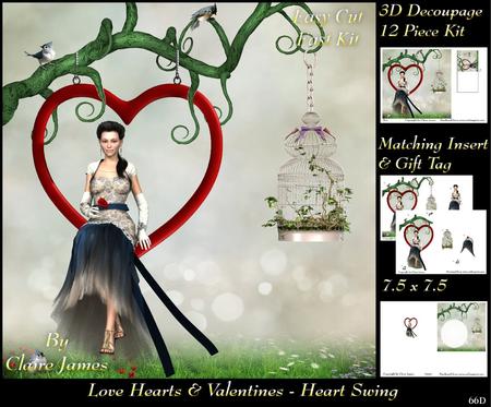 Love Hearts & Valentines - Heart Swing 66 +tag+