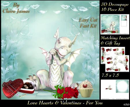 Love Hearts & Valentines - Heart for You 67b +tag+