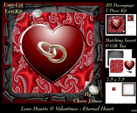 Love Hearts & Valentines - Eternal Heart 89e +tag