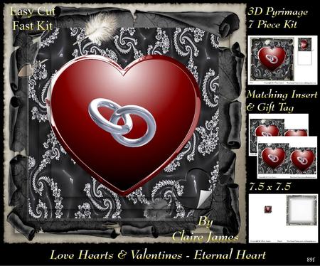 Love Hearts & Valentines - Eternal Heart 89f +tag