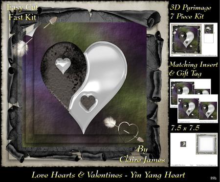 Love Hearts & Valentines - Yin Yang Heart 89h +tag
