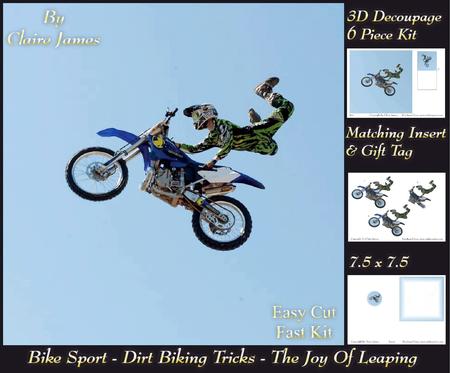 Bike Sport Dirt Biking Tricks- the Joy of Leaping Insert+tag