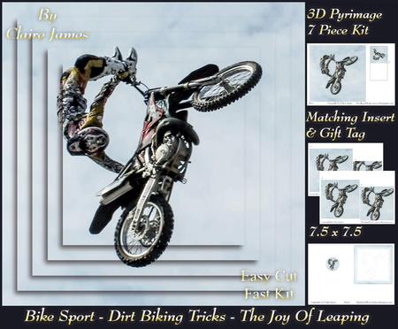 Bike Sport Dirt Biking Tricks- the Joy of Leaping Insert+tag