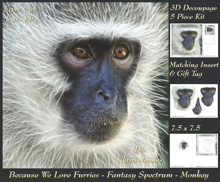 Because We Love Furries - Fantasy Monkey + Insert & Tag