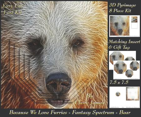 Because We Love Furries - Fantasy Bear + Insert & Tag