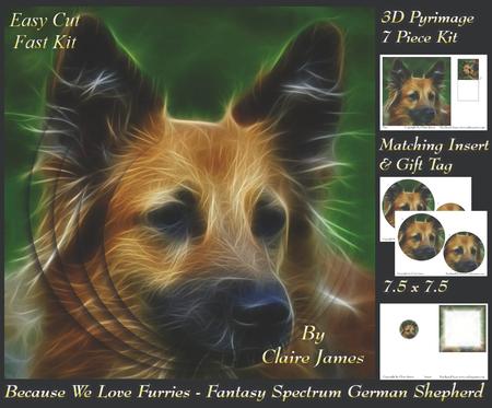 Because We Love Furries - Fantasy German Shepherd Insert+tag