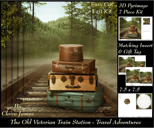 The Old Victorian Train Station 13 - Travel Adventures Insert & Tag