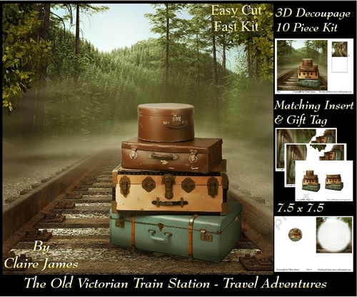 The Old Victorian Train Station 13 - Travel Adventures Insert & Tag
