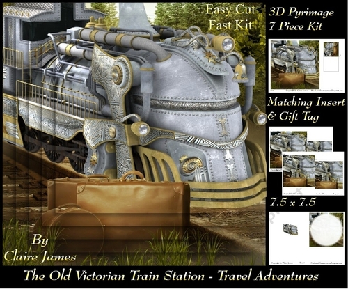 The Old Victorian Train Station 20 - Travel Adventures Insert & Tag