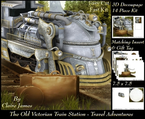The Old Victorian Train Station 20 - Travel Adventures Insert & Tag