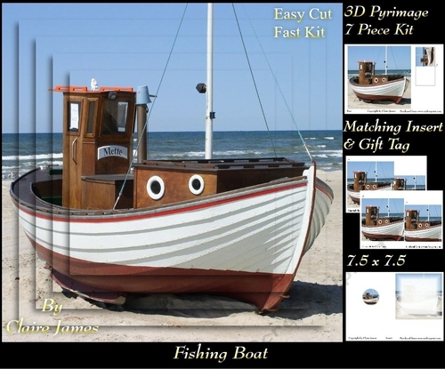 Boats - Fishing Boat 2 - Pyrimage/Pyrimid + Insert & Tag