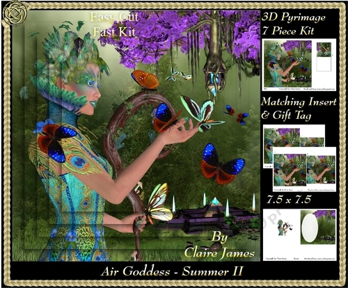 The Air Goddess - Seasons - Summer Pyrimage/Pyramid 2 + Insert & Tag