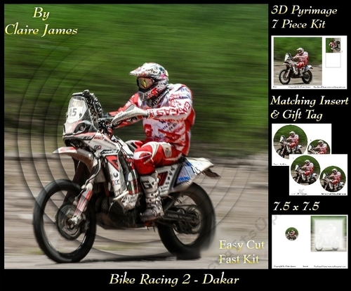 Sport - Bike Racing 2 Darkar - Pyrimage/Pyramid + Insert & Tag