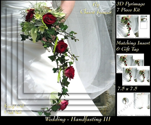 Tying The Knot 3 - Weddings & Handfastings - Pyrimage/pyramid + Matching Insert & Tag 