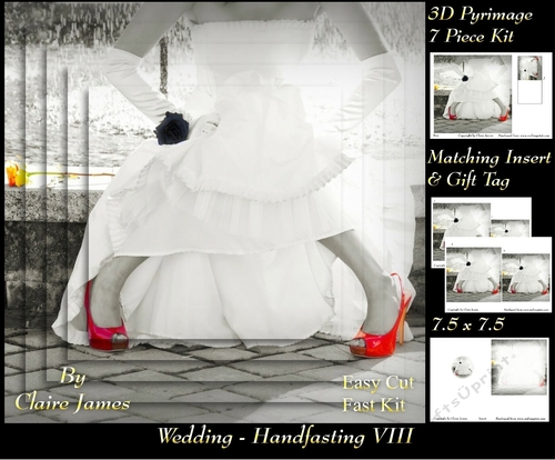 Tying The Knot 8 - Weddings & Handfastings - Pyrimage/pyramid + Matching Insert & Tag 