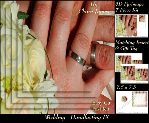 Tying The Knot 9 - Weddings & Handfastings - Pyrimage/pyramid + Matching Insert & Tag 