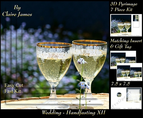 Tying The Knot 12 - Weddings & Handfastings - Pyrimage/pyramid + Matching Insert & Tag 