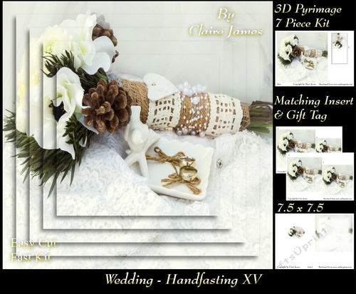 Tying The Knot 15 - Weddings & Handfastings - Pyrimage/pyramid + Matching Insert & Tag 