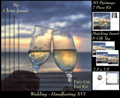 Tying The Knot 16 - Weddings & Handfastings - Pyrimage/pyramid + Matching Insert & Tag 