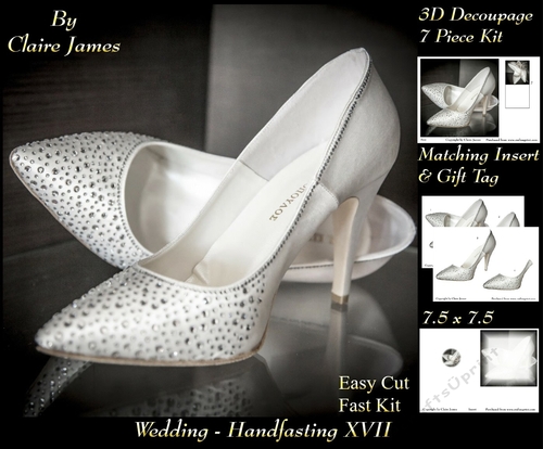 Tying The Knot 17 - Weddings & Handfastings - 3D Decoupage + Matching Insert & Tag 