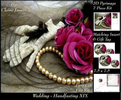 Tying The Knot 19 - Weddings & Handfastings - Pyrimage/pyramid + Matching Insert & Tag 