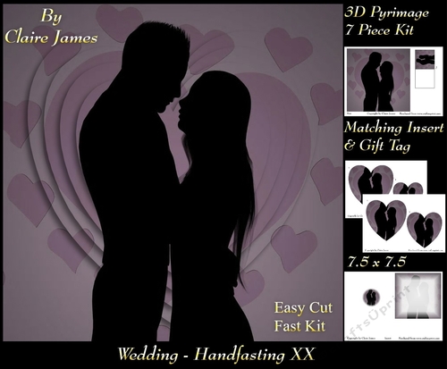 Tying The Knot 20 - Weddings & Handfastings - Pyrimage/pyramid + Matching Insert & Tag 