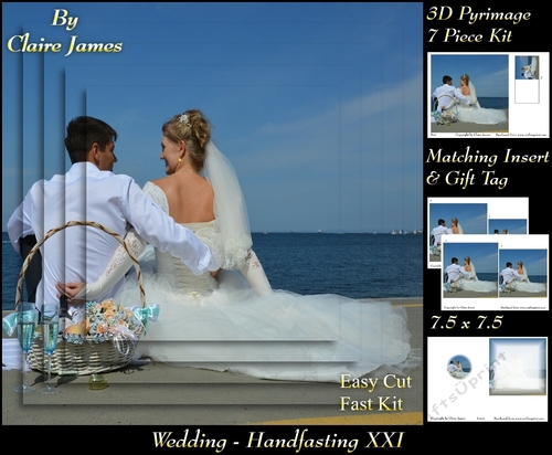 Tying The Knot 21 - Weddings & Handfastings - Pyrimage/pyramid + Matching Insert & Tag 