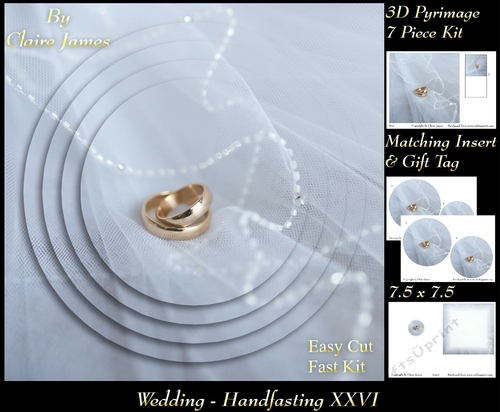 Tying The Knot 26 - Weddings & Handfastings - Pyrimage/pyramid + Matching Insert & Tag 