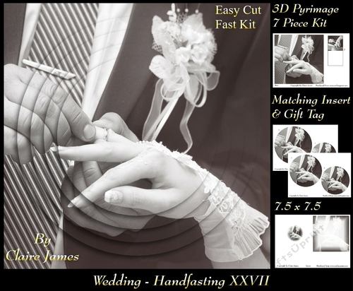 Tying The Knot 27 - Weddings & Handfastings - Pyrimage/pyramid + Matching Insert & Tag 