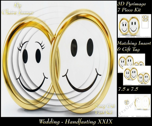 Tying The Knot 29 - Weddings & Handfastings - Pyrimage/pyramid + Matching Insert & Tag 