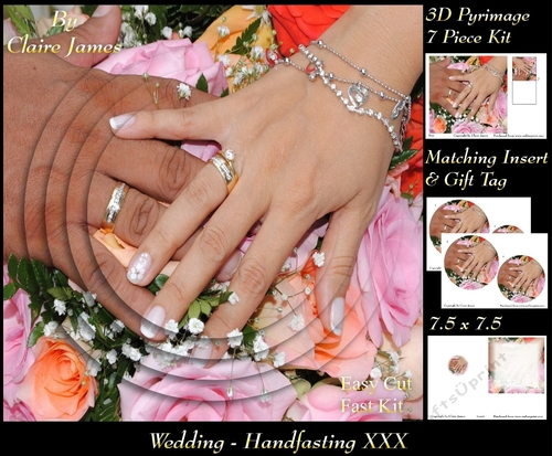 Tying The Knot 30 - Weddings & Handfastings - Pyrimage/pyramid + Matching Insert & Tag 