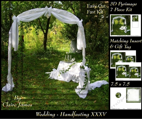 Tying The Knot 35 - Weddings & Handfastings - Pyrimage/pyramid + Matching Insert & Tag 