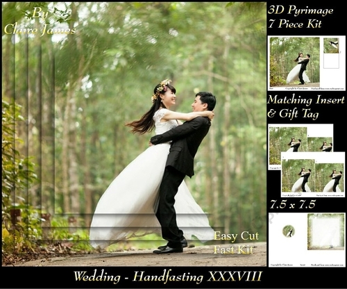 Tying The Knot 38 - Weddings & Handfastings - Pyrimage/pyramid + Matching Insert & Tag 