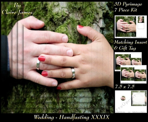 Tying The Knot 39 - Weddings & Handfastings - Pyrimage/pyramid + Matching Insert & Tag 