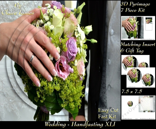 Tying The Knot 41 - Weddings & Handfastings - Pyrimage/pyramid + Matching Insert & Tag 