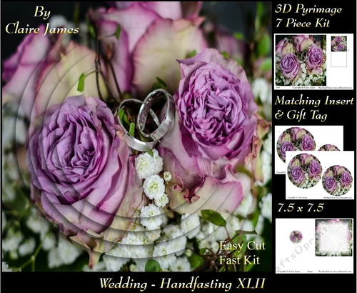 Tying The Knot 42 - Weddings & Handfastings - Pyrimage/pyramid + Matching Insert & Tag 