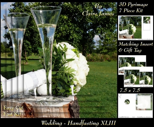 Tying The Knot 43 - Weddings & Handfastings - Pyrimage/pyramid + Matching Insert & Tag 