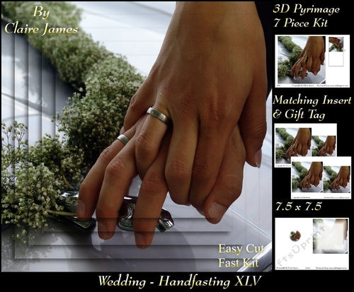 Tying The Knot 45 - Weddings & Handfastings - Pyrimage/pyramid + Matching Insert & Tag 