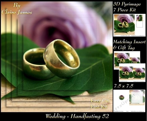 Tying The Knot 52 - Weddings & Handfastings - Pyrimage/pyramid + Matching Insert & Tag 
