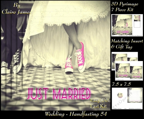 Tying The Knot 54 - Weddings & Handfastings - Pyrimage/pyramid + Matching Insert & Tag 